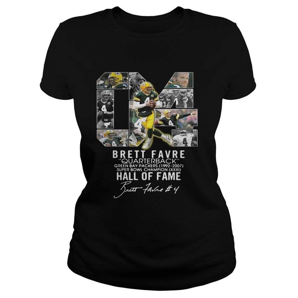 04-brett-favre-quarterback-green-bay-packers-19922007-super-bowl-champion-hall-o-fo72n8vc 04 Brett Favre quarterback green bay packers 19922007 super bowl champion hall of fame tshirt