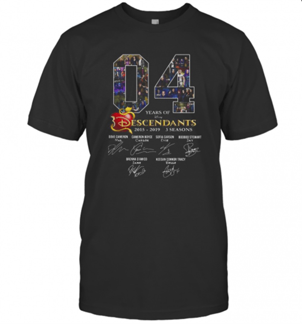 04 Years Of Descendants 2015 2019 3 Seasons Signature T-Shirt