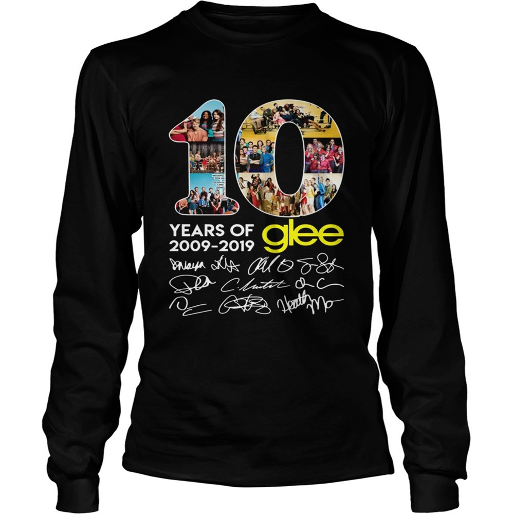 10-years-of-glee-2009-2019-signature-thank-shirt-8s4wc0zu 10 years of Glee 2009 2019 signature thank shirt