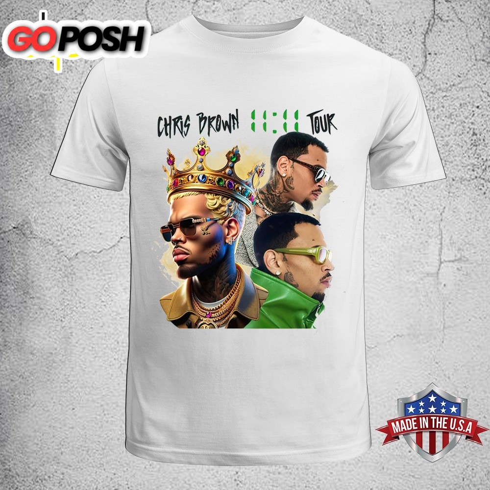 11:11 Tour Chris Brown Breezy Music 2025 Unisex T-Shirt