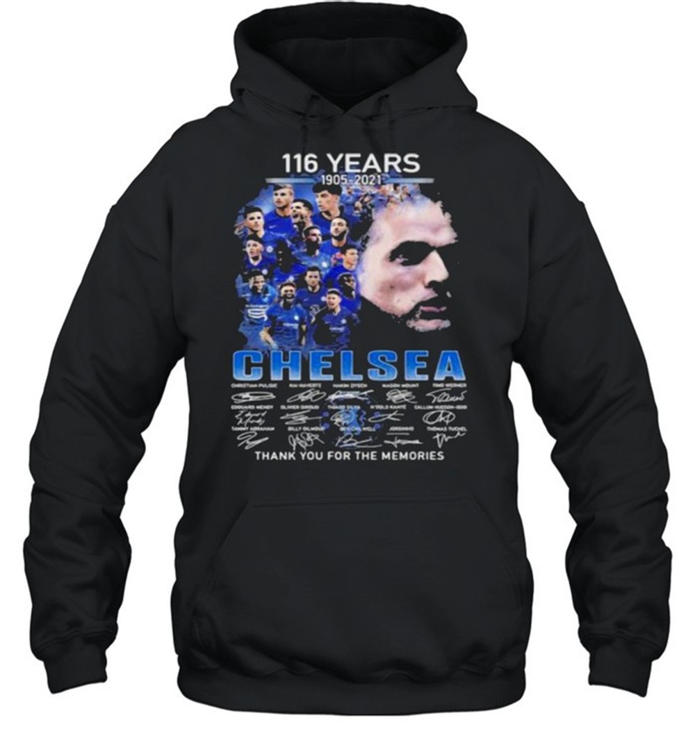 116 years 1905-2021 Chelsea thank you for the memories signature shirt