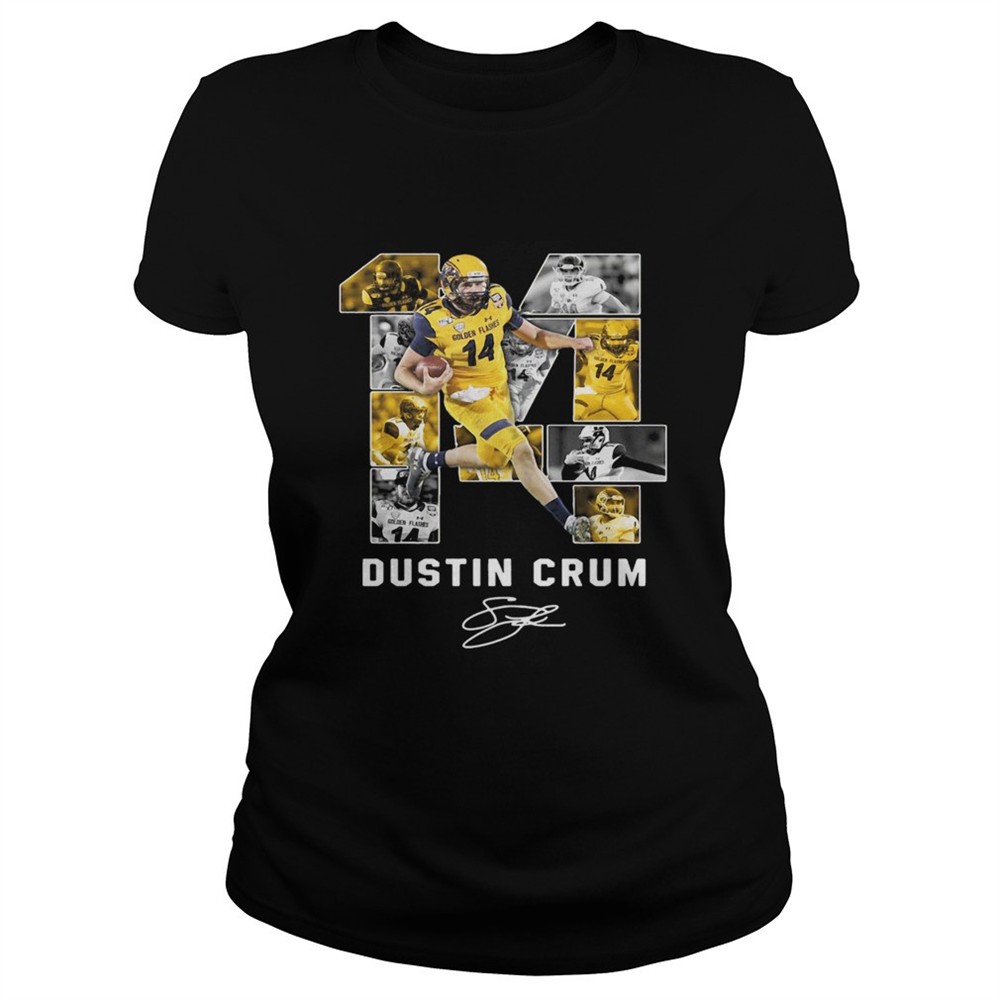 14-dustin-crum-kent-state-golden-flashes-football-signature-shirt-37nv69pa 14 Dustin Crum Kent State Golden Flashes football Signature shirt