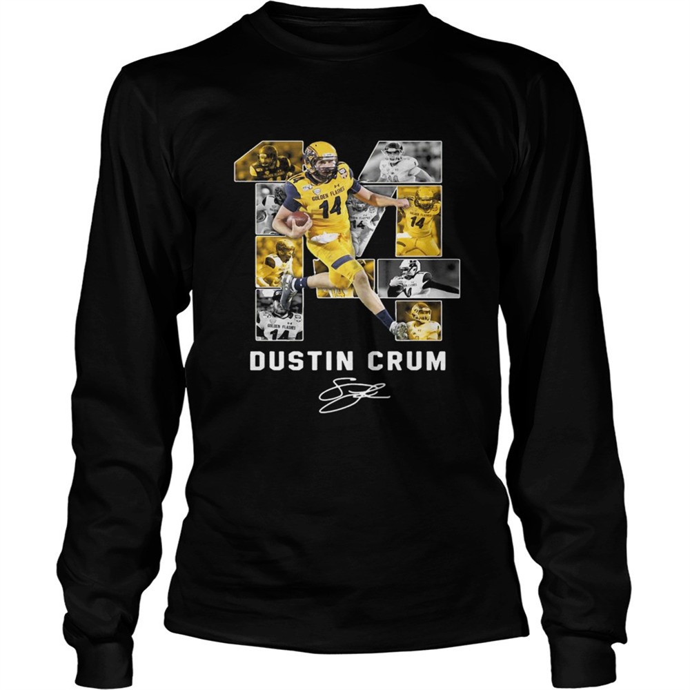 14-dustin-crum-kent-state-golden-flashes-football-signature-shirt-37nv69pa 14 Dustin Crum Kent State Golden Flashes football Signature shirt