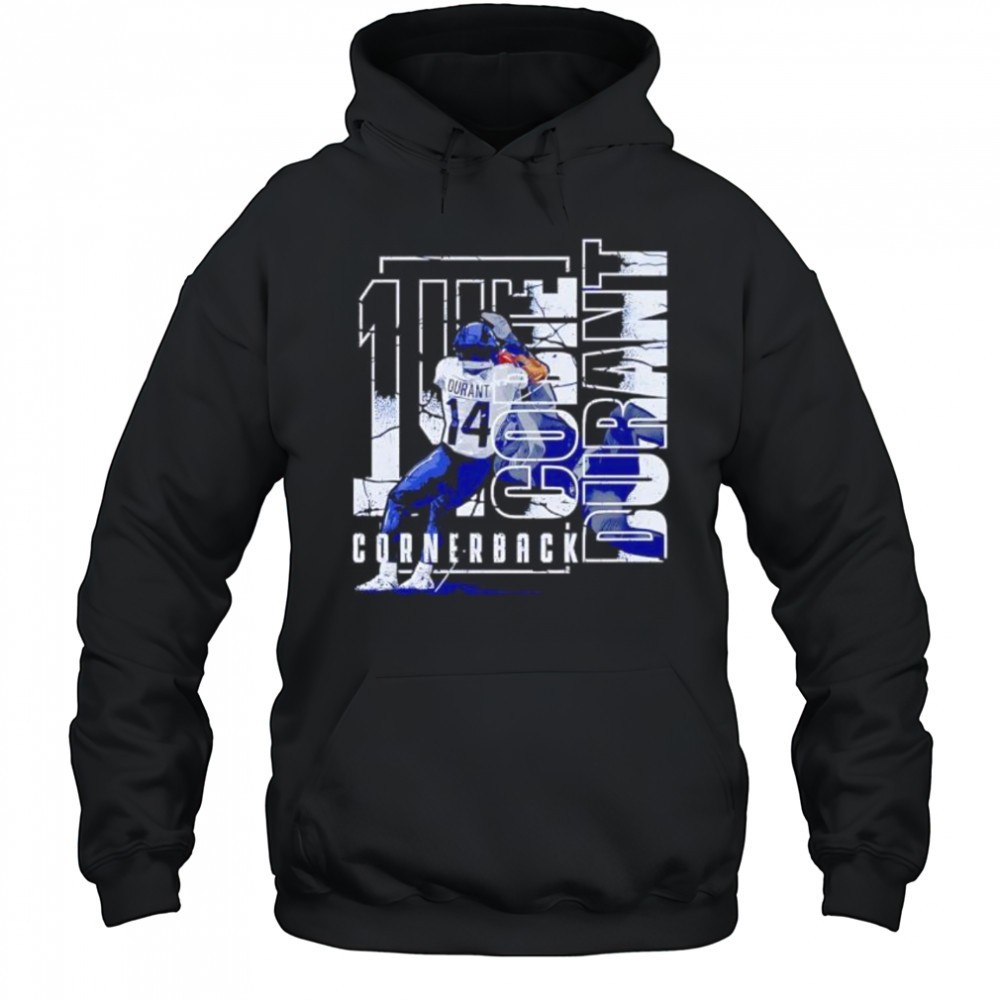 14 Go Durant Cornerback football player graphic shirt