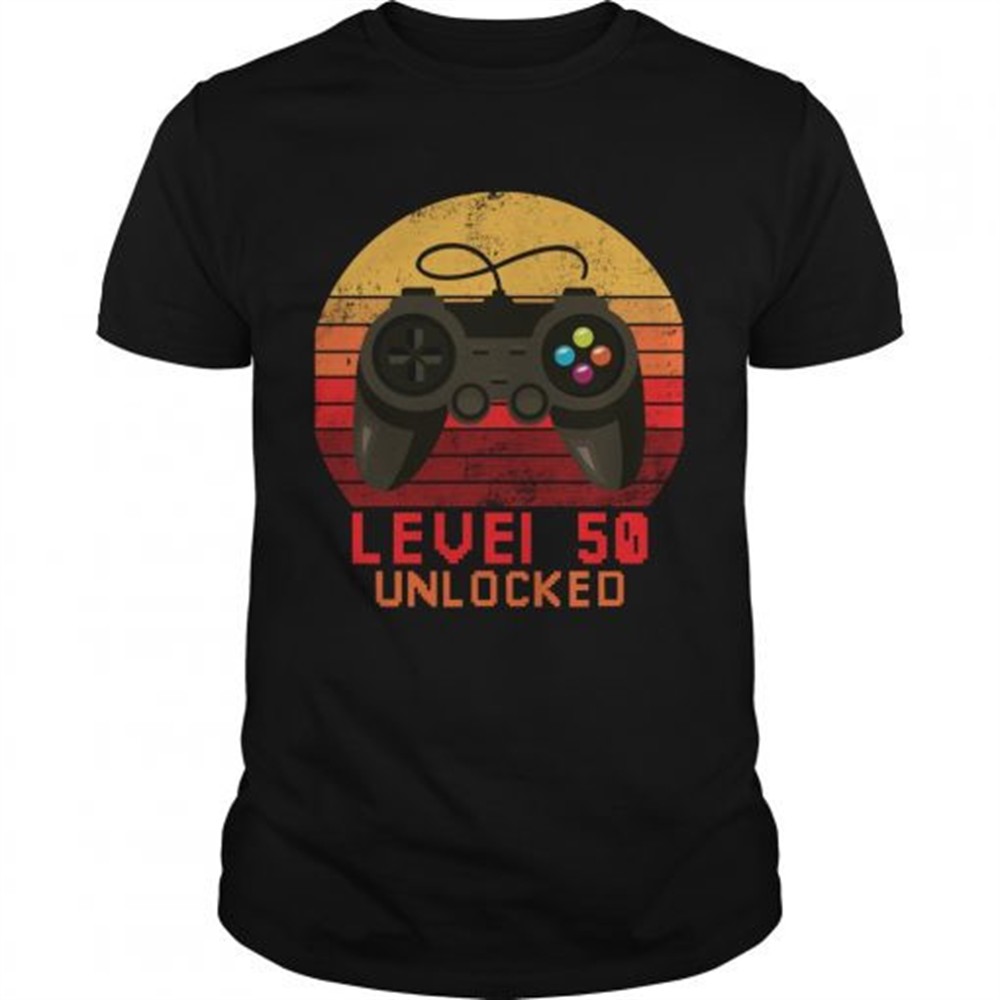 1563178470level-50-unlocked-video-gamer-50th-birthday-vintage-shirt-5t3axzwk 1563178470Level 50 unlocked video gamer 50th birthday vintage shirt