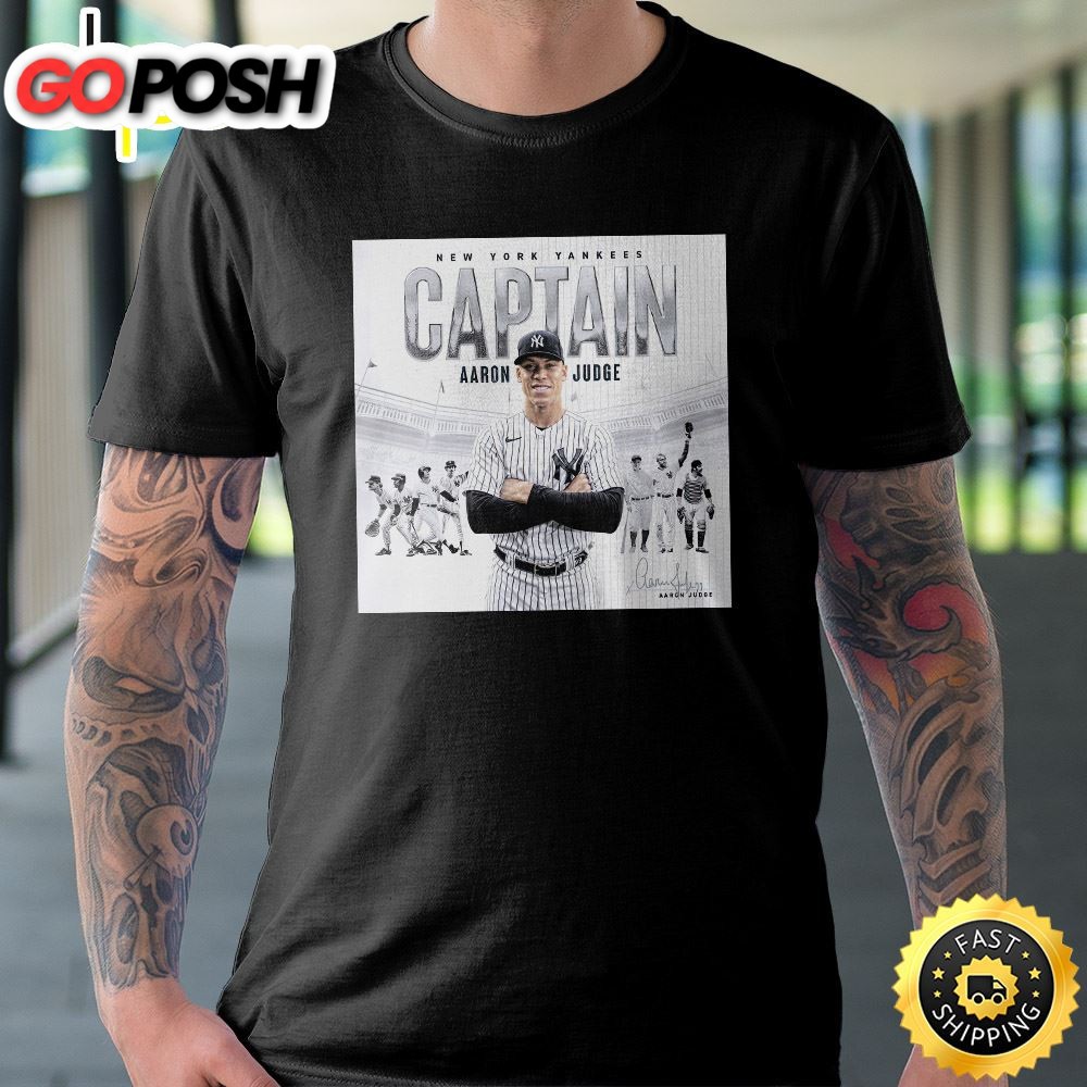 16th-captain-in-franchise-history-captain-aaron-judge-poster-t-shirt-rcol3tz1 16th Captain In Franchise History Captain Aaron Judge Poster T-Shirt