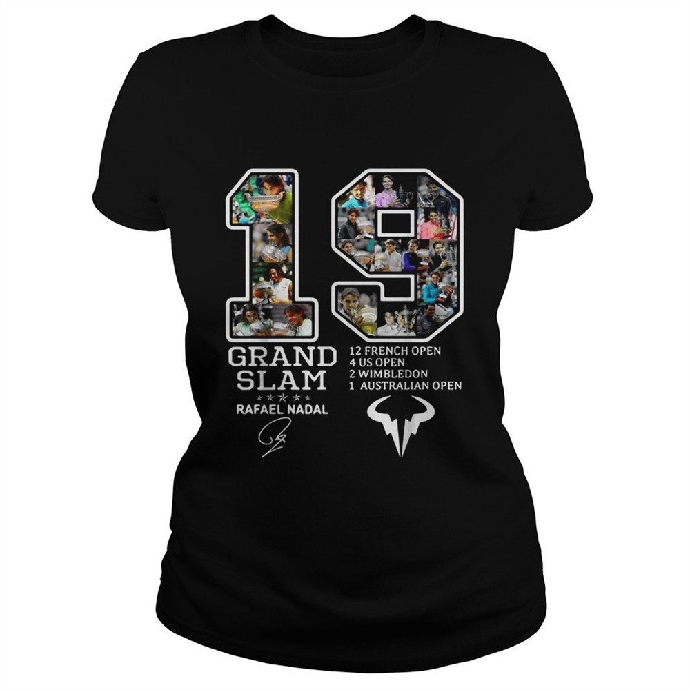 19-grand-slam-rafael-nadal-french-open-4-us-open-wimbledon-shirt-71jdecm5 19 Grand Slam rafael Nadal french open 4 us open wimbledon shirt