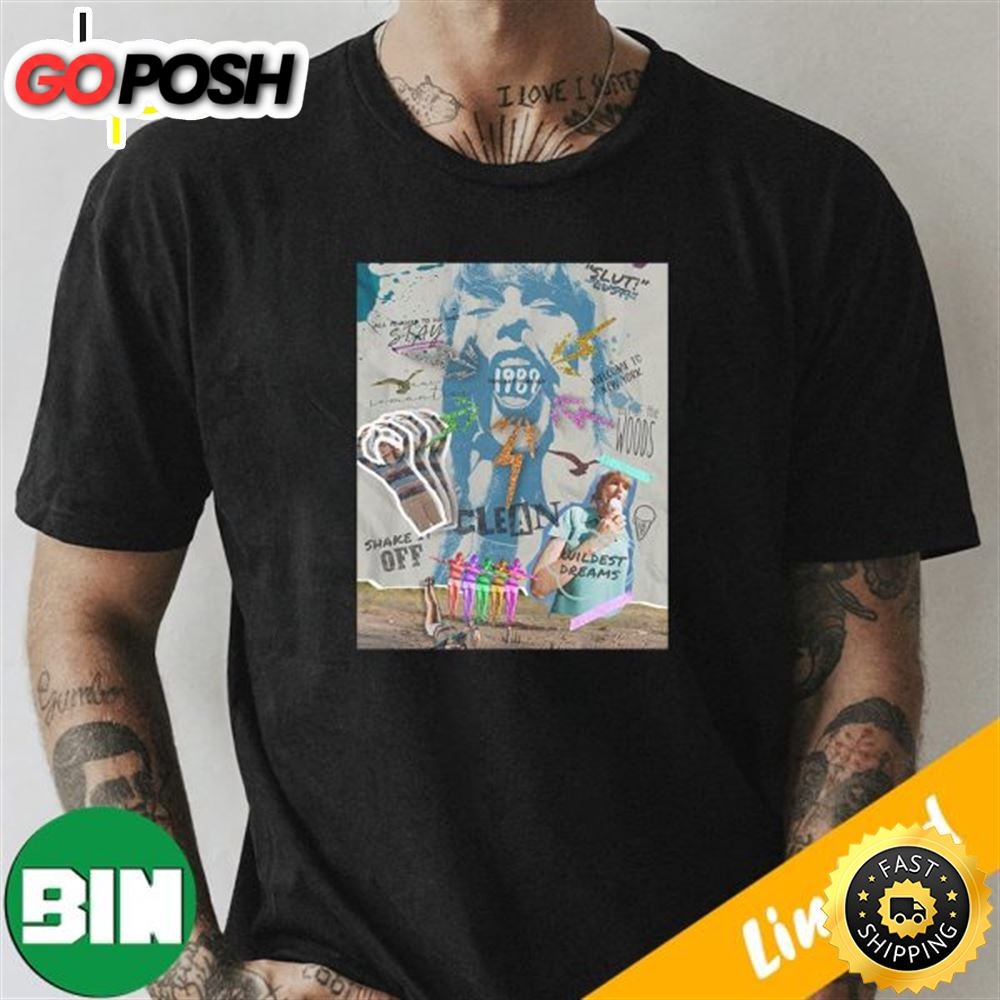 1989 Taylors Version Scrapbook Wallpaper Taylor Swift The Eras Tour T-Shirt