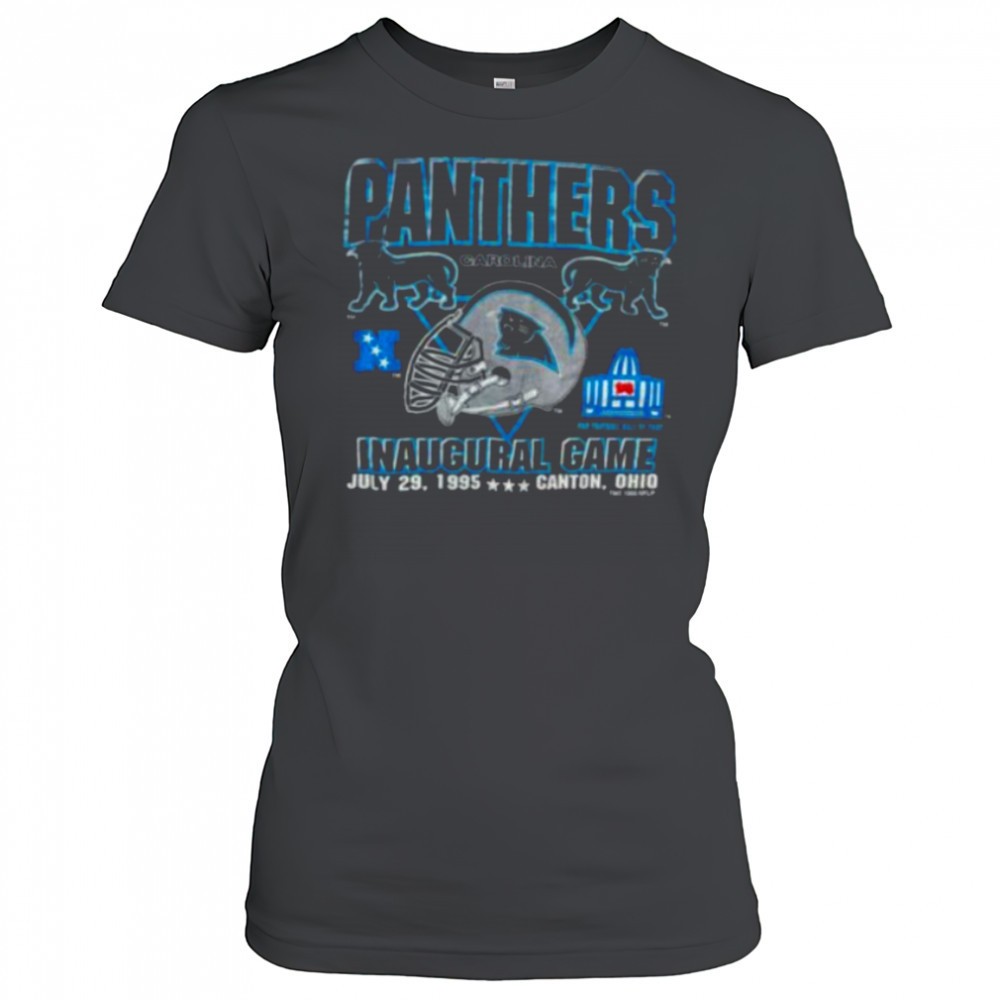 1995-carolina-panthers-vintage-logo-7-inaugural-season-hall-of-fame-game-full-al-cczt8rcb 1995 Carolina Panthers Vintage Logo 7 Inaugural Season Hall of Fame Game Full Alternate Cat Logo NFL Shirt