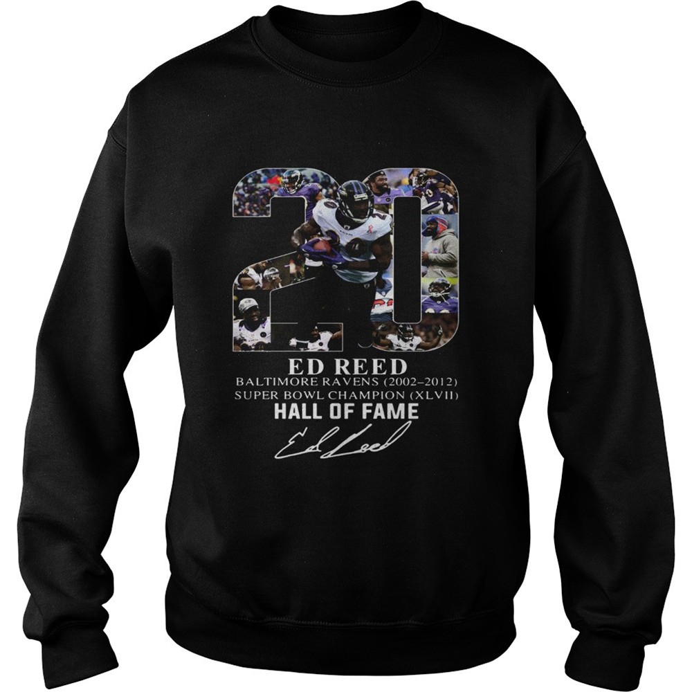20 Ed Reed hall of fame shirt