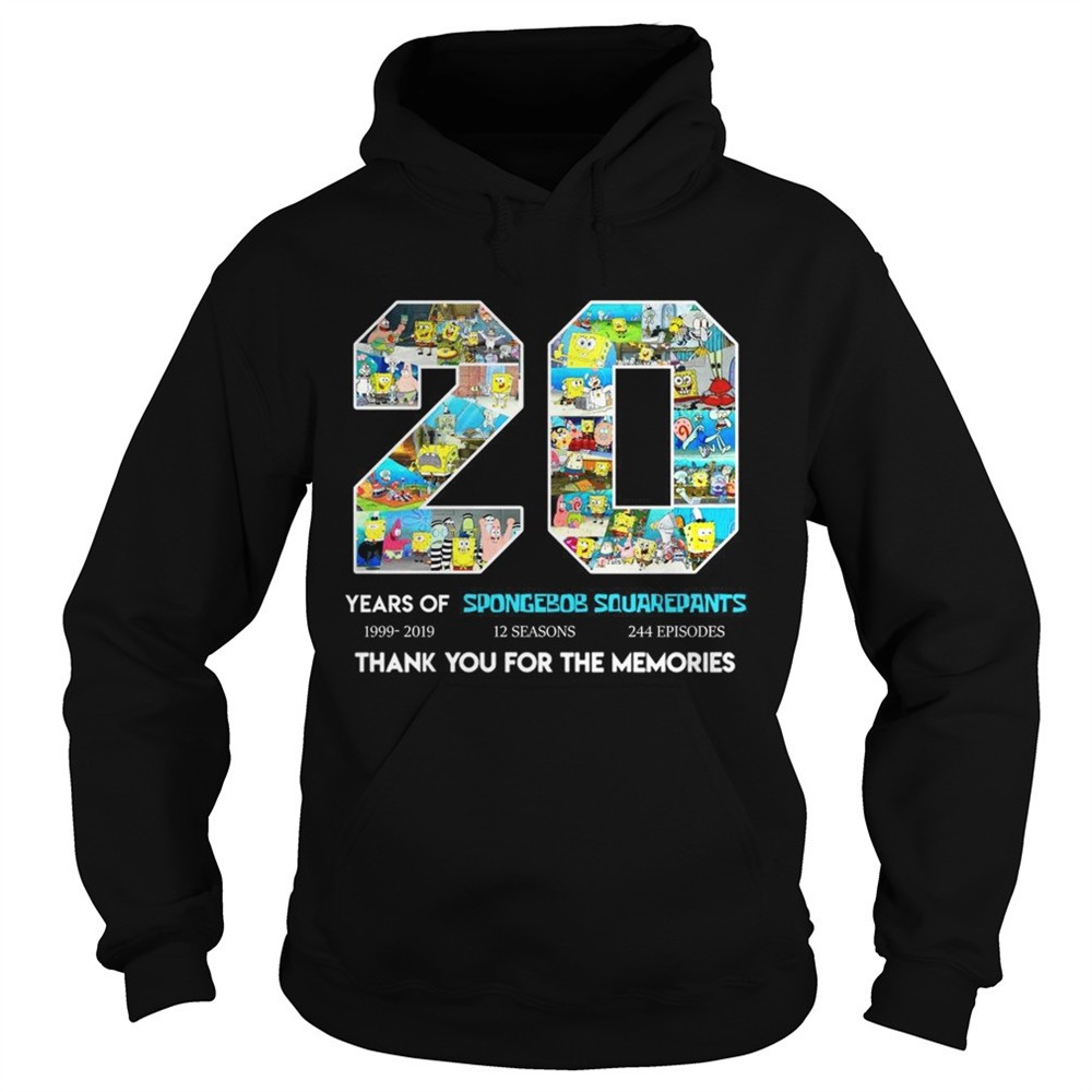 20-years-of-spongebob-squarepants-thank-you-for-memories-t-shirts-8yeu7pw9 20 years of Spongebob Squarepants thank you for memories t-shirts