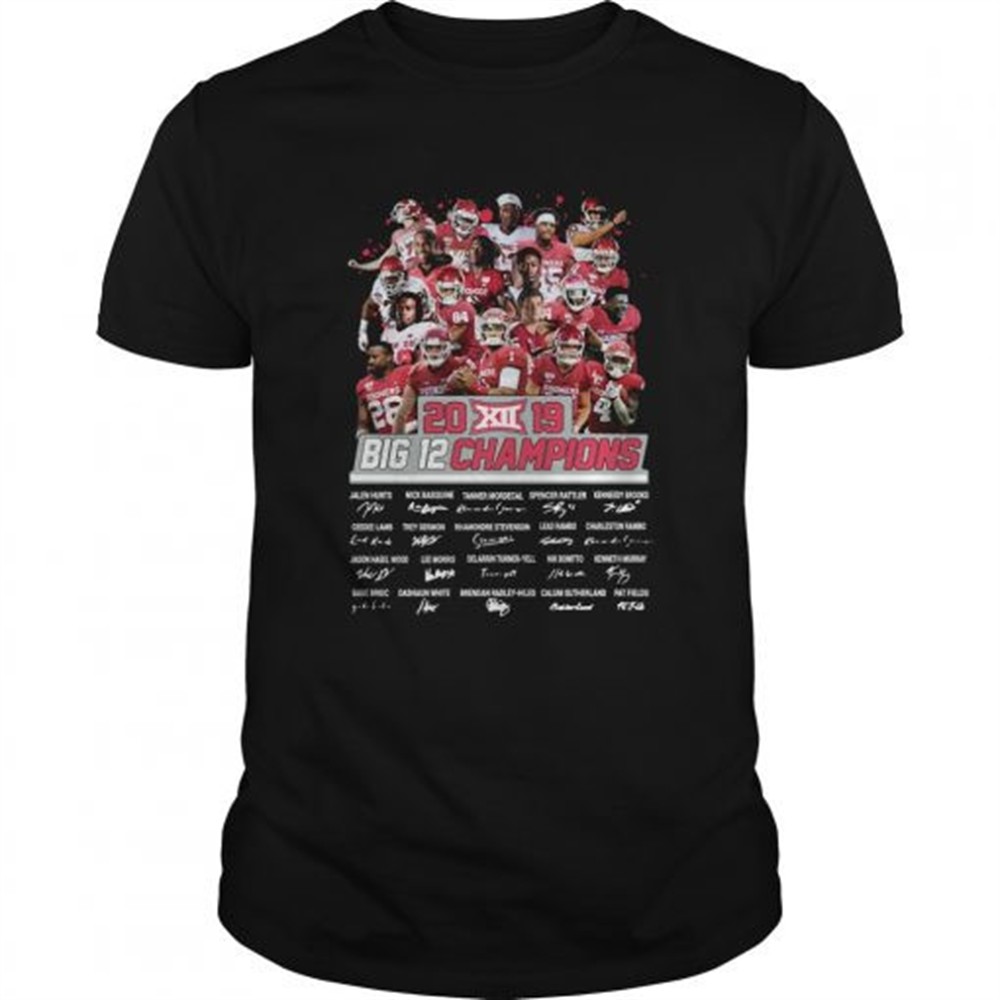 2019-big-12-football-champions-oklahoma-sooners-signatures-shirt-i6xzeut8 2019 Big 12 Football champions Oklahoma Sooners Signatures shirt