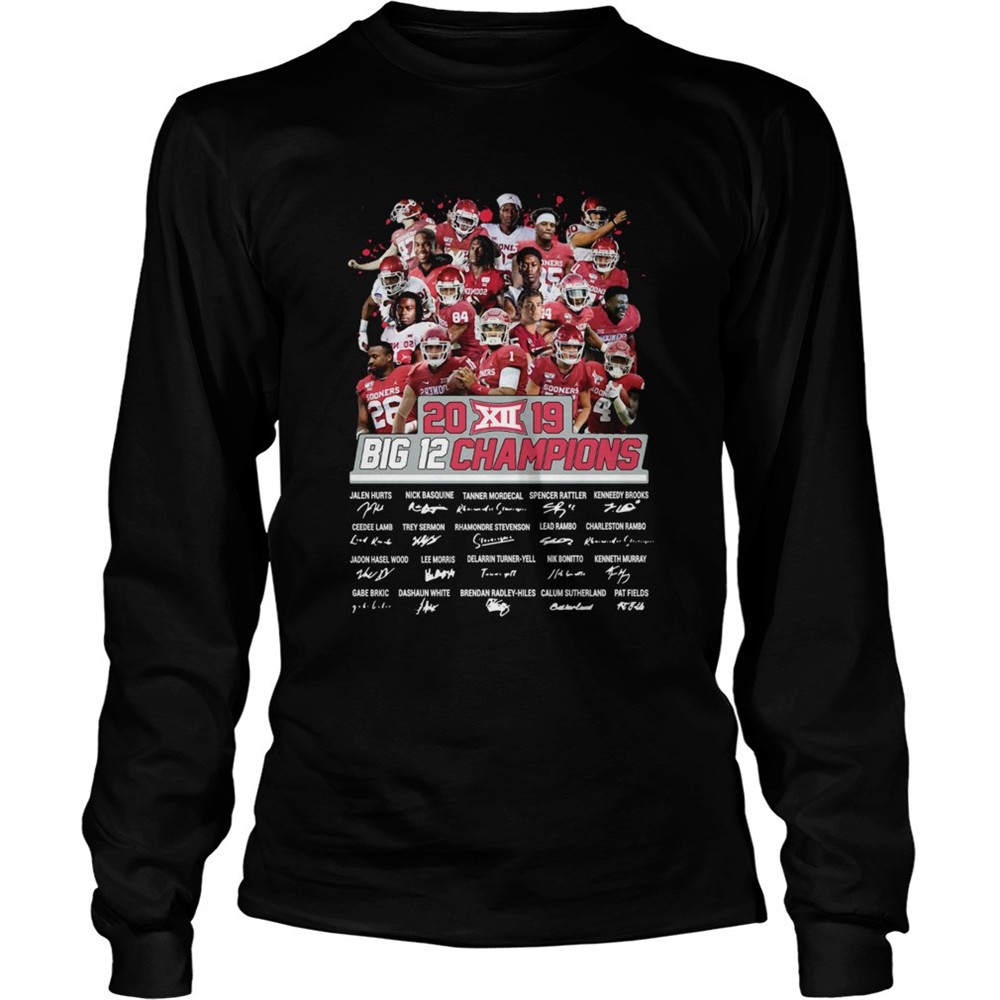2019-big-12-football-champions-oklahoma-sooners-signatures-shirt-i6xzeut8 2019 Big 12 Football champions Oklahoma Sooners Signatures shirt