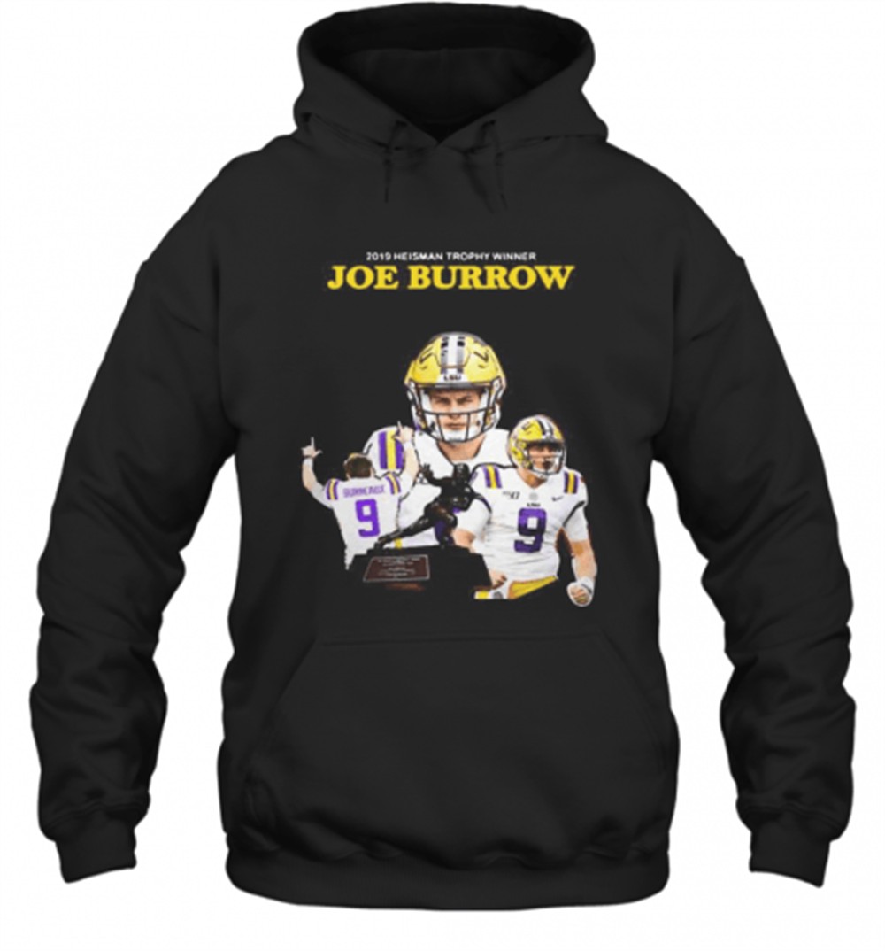 2019 Heisman Trophy Winners Joe Burrow Lsu Tigers Signature T-Shirt