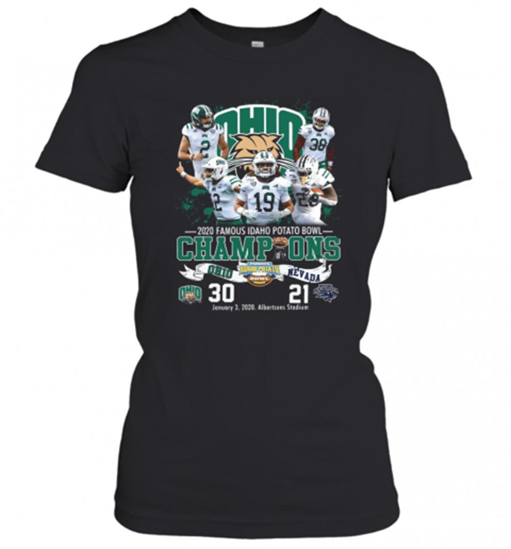 2020-famous-idaho-potato-bowl-champions-ohio-vs-nevada-t-shirt-pukjybo9 2020 Famous Idaho Potato Bowl Champions Ohio Vs Nevada T-Shirt