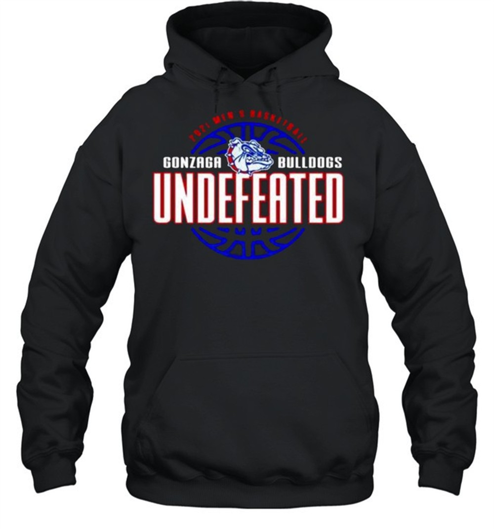 2021 mens basketball Gonzaga Bulldogs Undefeated shirt