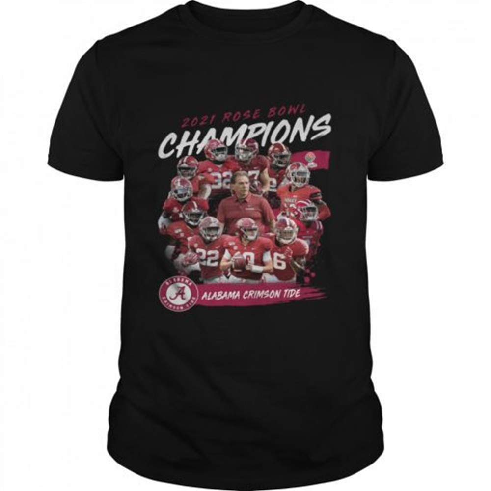 2021 Rose Bowl Champions Alabama Crimson Tide shirt