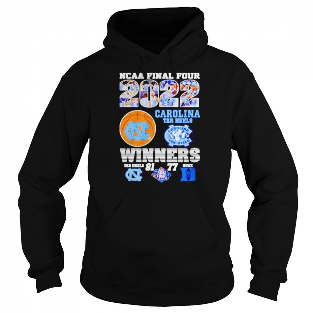 2022 NCAA Final Four Carolina Tar Heels Winners Shirt