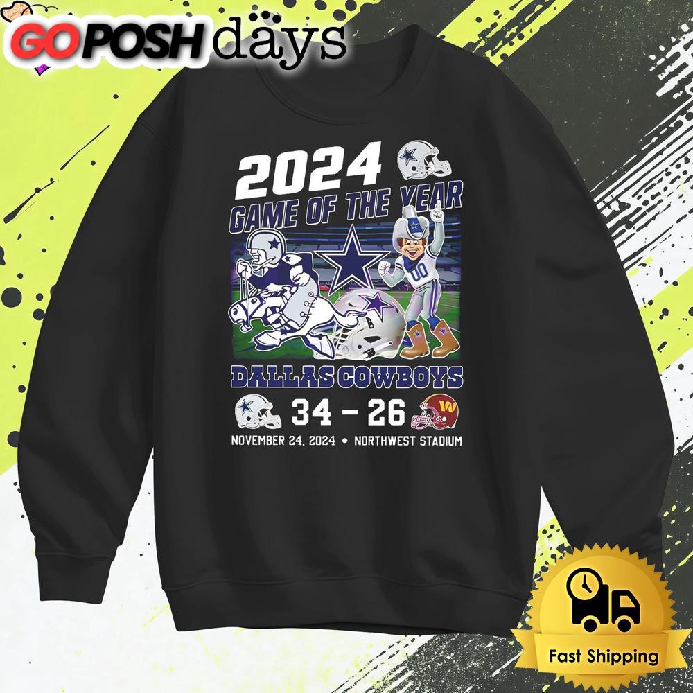 2024-game-of-the-year-cowboys-34-26-commanders-t-shirt-s4suhd6g 2024 Game Of The Year Cowboys 34 26 Commanders T Shirt