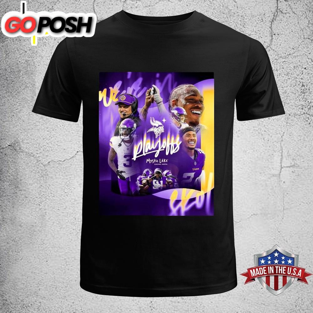 2024 NFL Playoffs Minnesota Vikings Champions Unisex T-Shirt