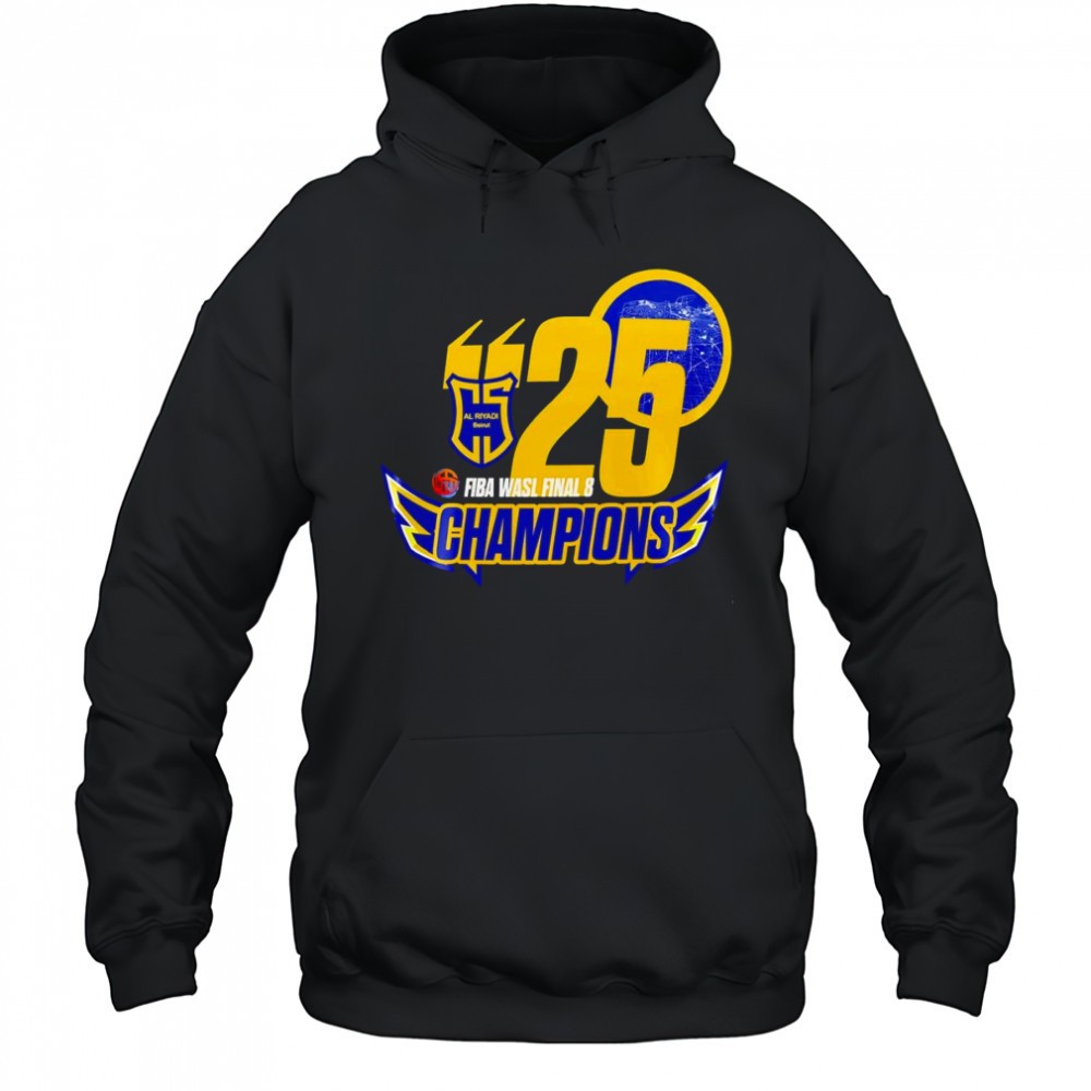 2025 Al Riyadi Fiba Wasl Final 8 Champions shirt