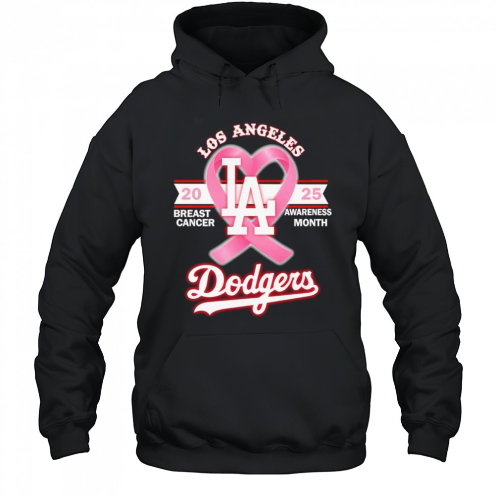 2025 Breast Cancer Awareness Month Los Angeles Dodgers shirt