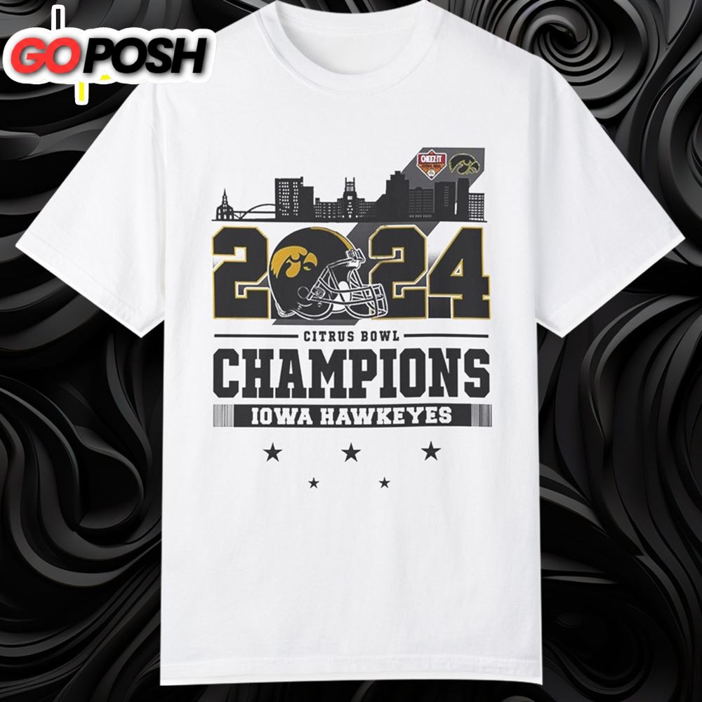 2025 Citrus Bowl Champions Iowa Hawkeyes T-Shirt