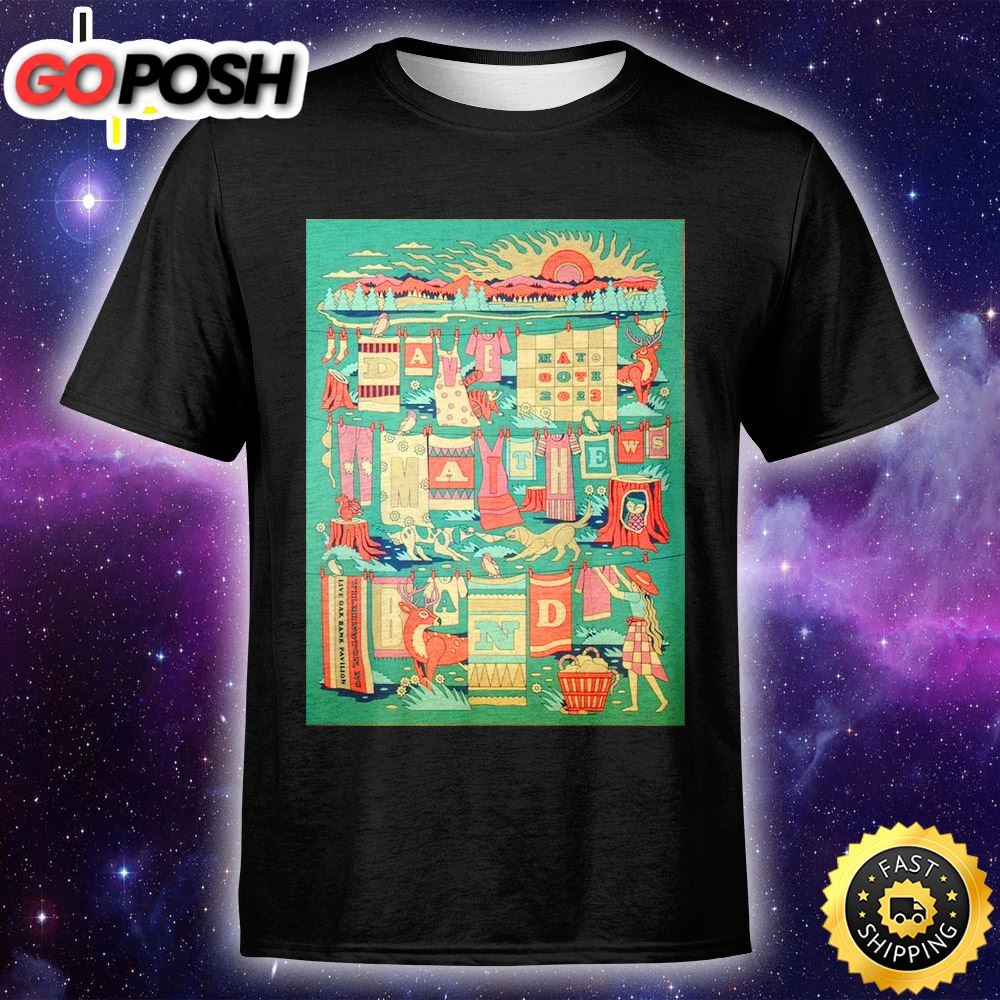 2025 Dave Matthews Band – Wilmington I Silkscreen Concert Unisex T-Shirt