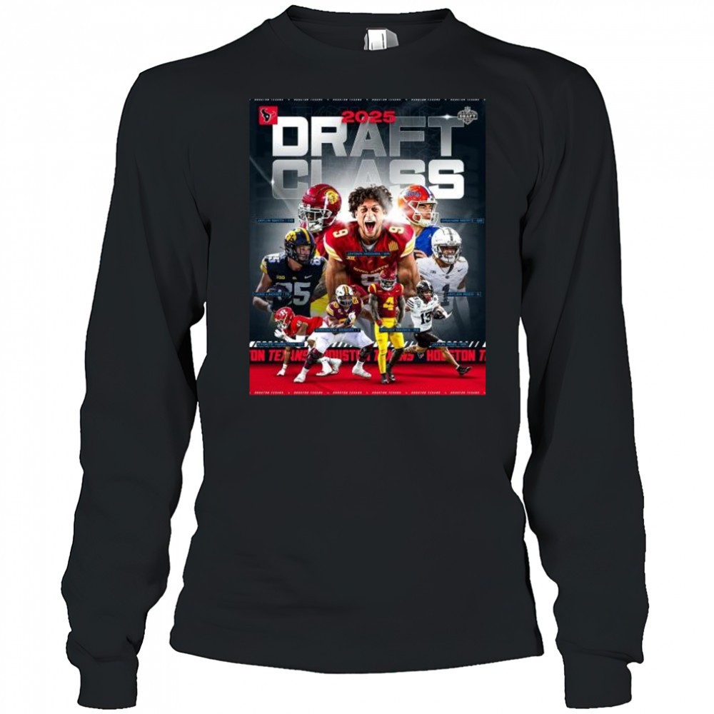 2025-draft-class-houston-texans-graham-mertz-jayden-higgins-luke-lachey-aireo-jwfcneu1 2025 Draft Class Houston Texans Graham Mertz, Jayden Higgins, Luke Lachey, Aireontae Lamont Ersery NFL t-shirt