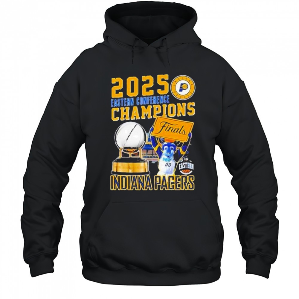 2025 Eastern Conference Champions Finals Indiana Pacers NBA Mascot shirt