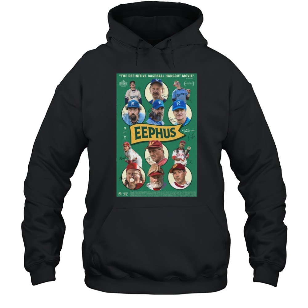 2025 Eephus Signed Poster Director Carson Lund T-Shirt