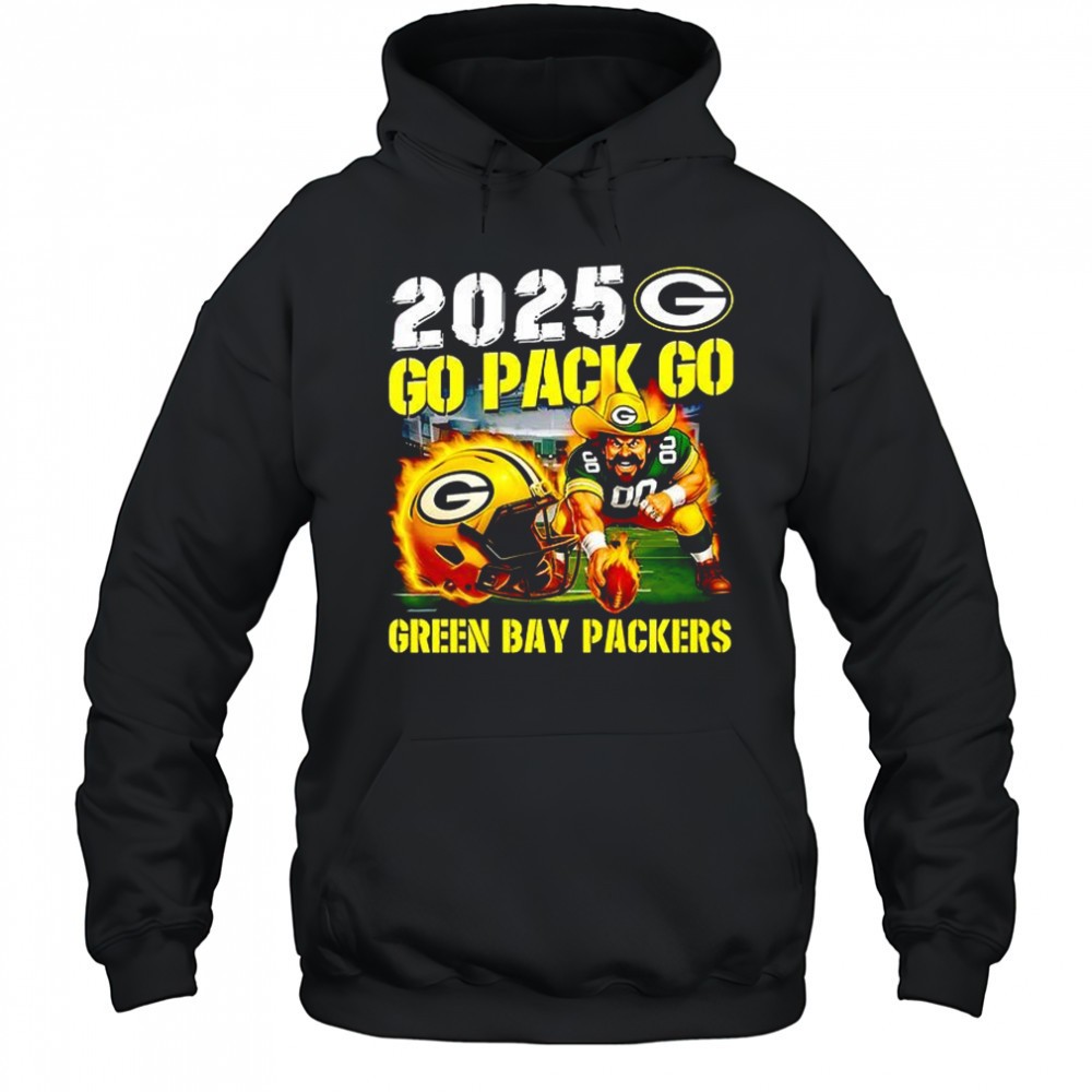 2025 go Pack go Green Bay Packers mascot shirt