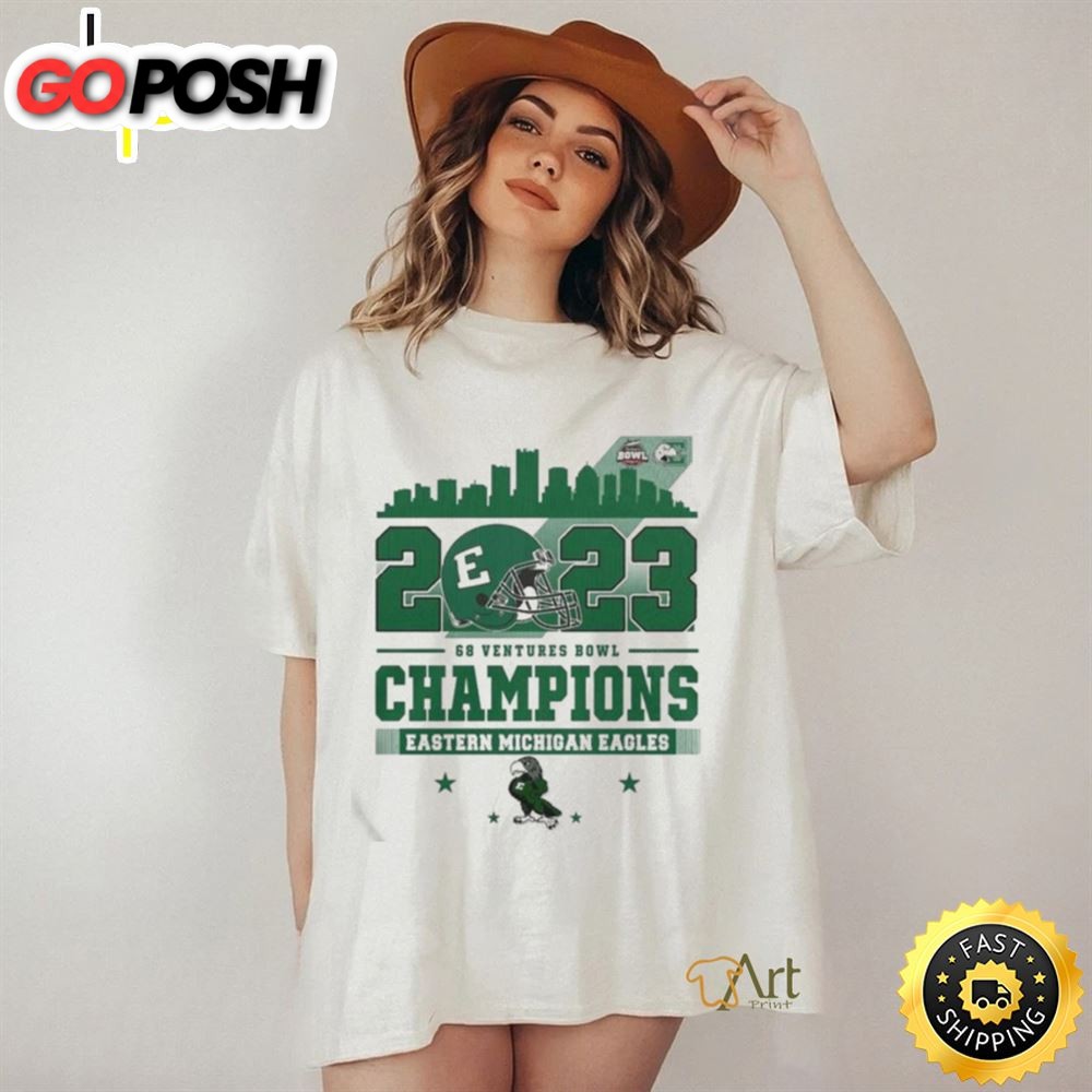 2025 Go Ventures Bowl Champions Eastern Michigan Eagles Shirt