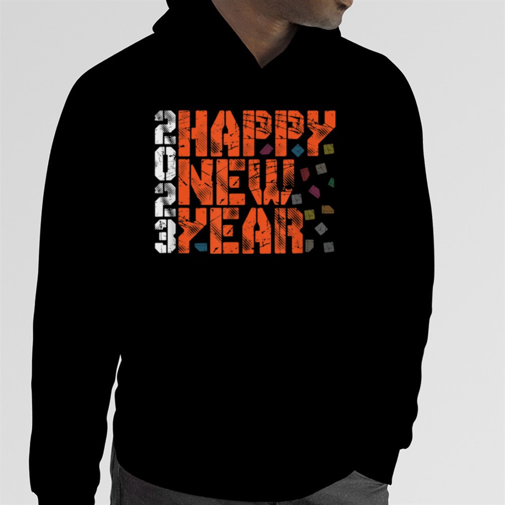 2025 Happy New Year Grunge Style T-Shirt B0BNP8P142