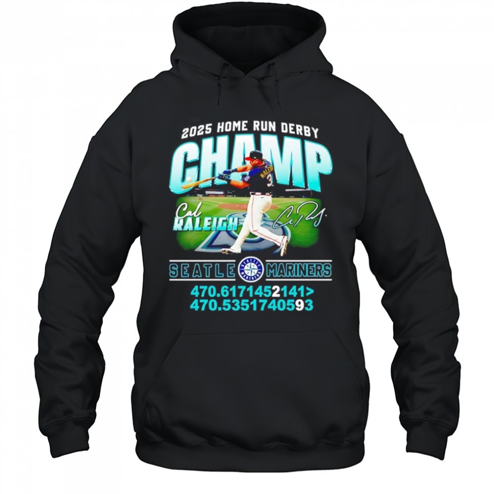 2025 Home Run Derby Champ Cal Raleigh Seattle Mariners shirt