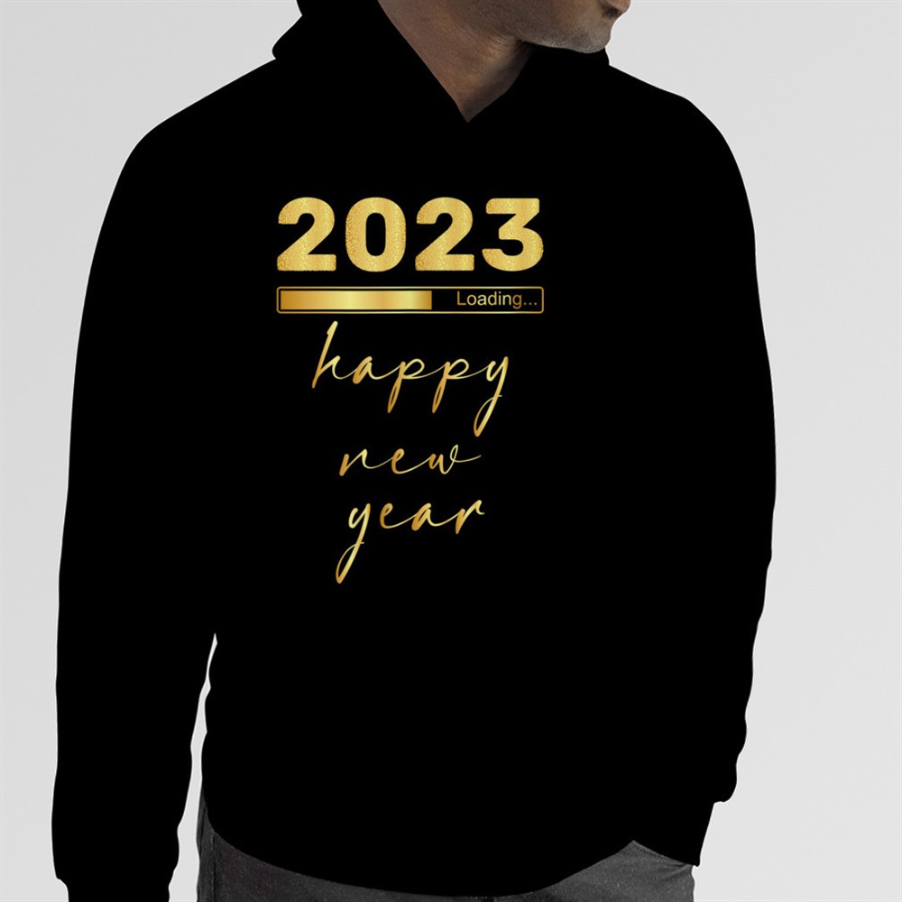 2025 Loading Happy New Year T-Shirt B0BNP75Q6M
