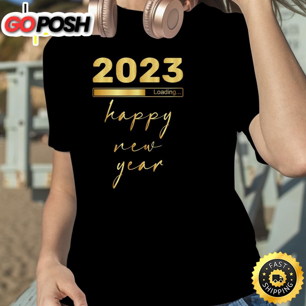 2025 Loading Happy New Year Unisex Basic T-shirt