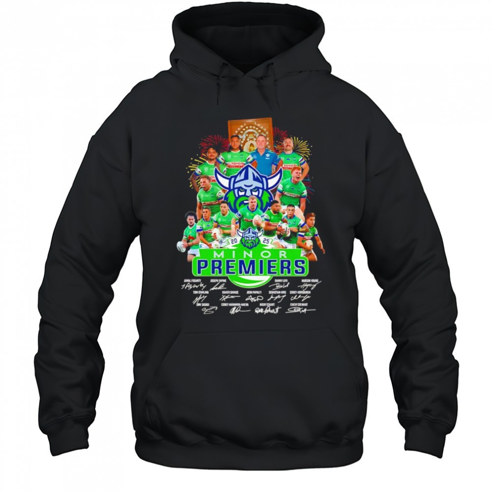 2025 Minor Premiers Canberra Raiders signature shirt