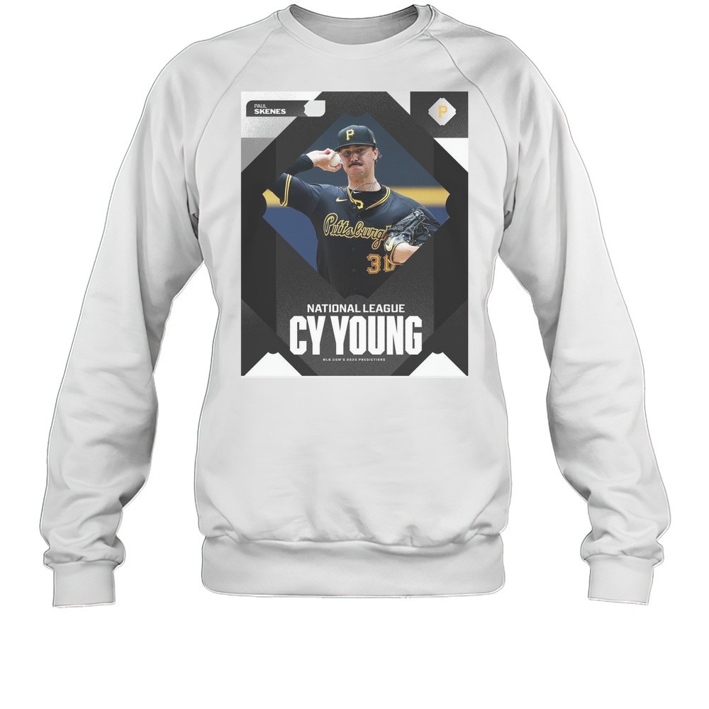 2025 National League CY Young Paul Skenes Pittsburgh Pirates Baseball MLB T-shirt
