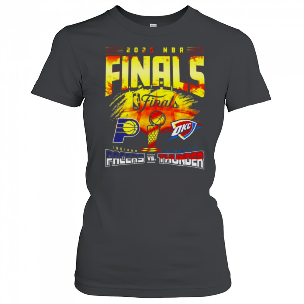 2025-nba-finals-indiana-pacers-vs-oklahoma-city-thunder-dueling-teams-logo-shir-fqmrg9fb 2025 NBA Finals Indiana Pacers vs. Oklahoma City Thunder dueling teams logo shirt