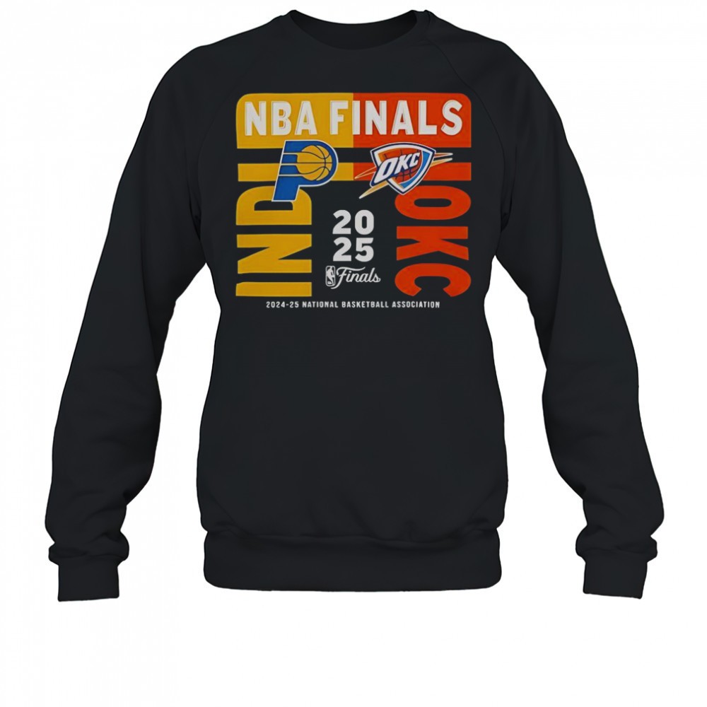 2025-nba-finals-matchup-indiana-pacers-vs-okc-thunder-t-shirt-x2mbsqgj 2025 NBA Finals Matchup Indiana Pacers Vs OKC Thunder T-Shirt