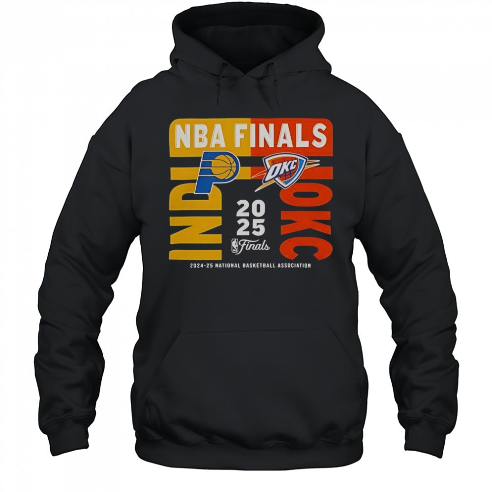 2025 NBA Finals Matchup Indiana Pacers Vs OKC Thunder T-Shirt