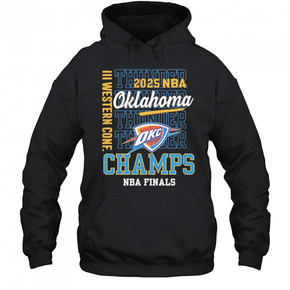 2025 Nba Finals Oklahoma City Thunder Western Conference Champs repeat shirt