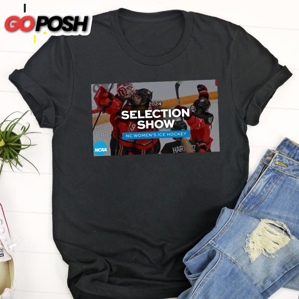 2025 NC womens ice hockey selection show T-shirt
