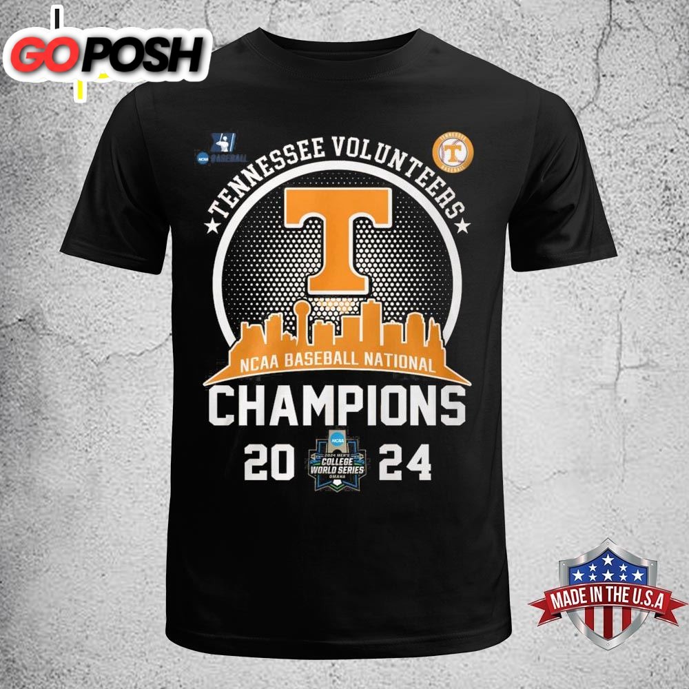 2025 NCAA Baseball Champions Tennessee Volunteers Unisex T-shirt
