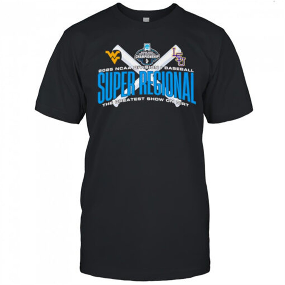 2025-ncaa-division-i-baseball-super-regional-the-greatest-show-on-dirt-shirt-05aq97g7 2025 NCAA Division I Baseball Super Regional the greatest show on dirt shirt