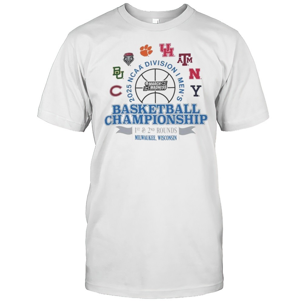 2025-ncaa-division-i-mens-basketball-championship-1st-2nd-rounds-milwaukee-wisco-jchjaivu 2025 NCAA Division I Mens Basketball Championship 1st 2nd Rounds Milwaukee Wisconsin Shirt