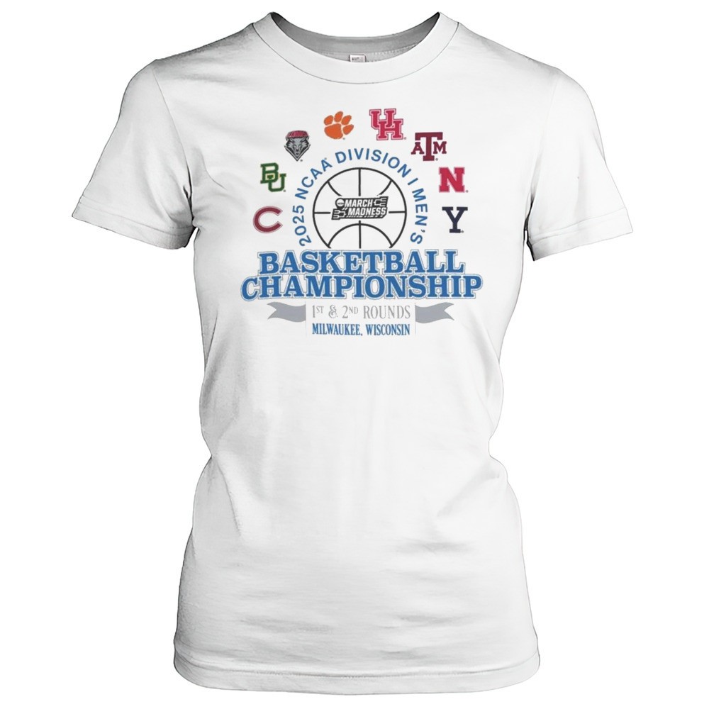 2025-ncaa-division-i-mens-basketball-championship-1st-2nd-rounds-milwaukee-wisco-jchjaivu 2025 NCAA Division I Mens Basketball Championship 1st 2nd Rounds Milwaukee Wisconsin Shirt