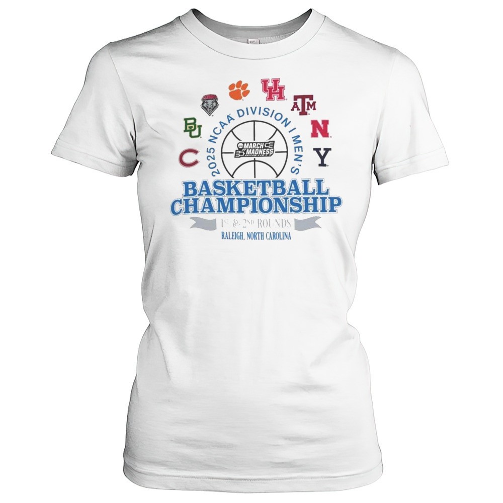 2025-ncaa-division-i-mens-basketball-championship-1st-2nd-rounds-raleigh-north-c-tc5x32ev 2025 NCAA Division I Mens Basketball Championship 1st 2nd Rounds Raleigh North Carolina Shirt