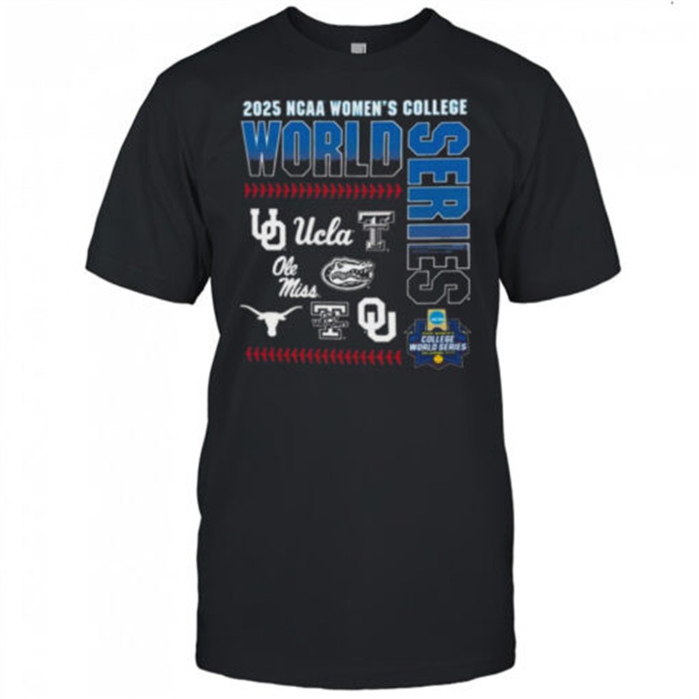 2025-ncaa-womens-college-world-series-8-teams-t-shirt-9we71g1s 2025 NCAA Womens College World Series 8-Teams T-Shirt